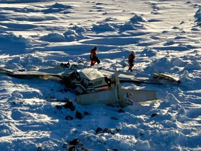 Hallan los restos de la avioneta que se estrelló en Alaska; no hay sobrevivientes