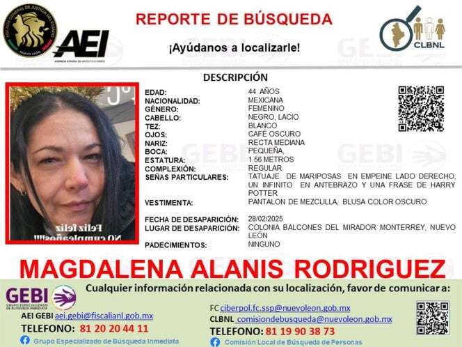 ‘Compartan, es maestra de la escuela de mi hija’; buscan desesperadamente a miss Magdalena