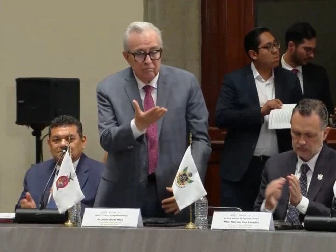 Rocha Moya se suma a acuerdos nacionales para fortalecer a las instituciones de seguridad pública