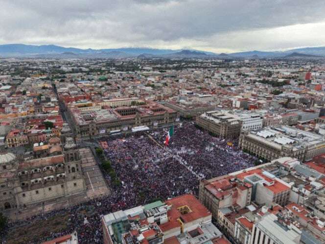 El segundo piso de la 4T también llena el Zócalo