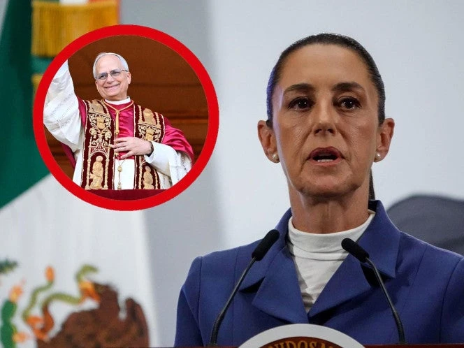 Sheinbaum celebra elección del papa León XIV; así lo externó