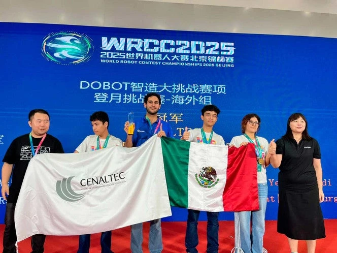 Fotos: ¡De Chihuahua para el mundo! México gana oro en concurso de robótica en China
