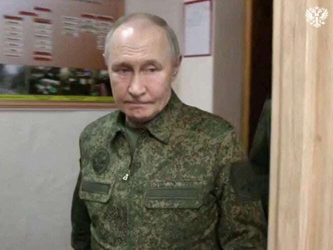 Putin llega a Kursk por primera vez tras avances militares rusos en la región