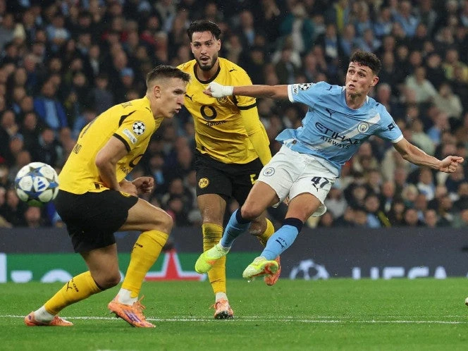 Phil Foden hunde al Dortmund en Manchester