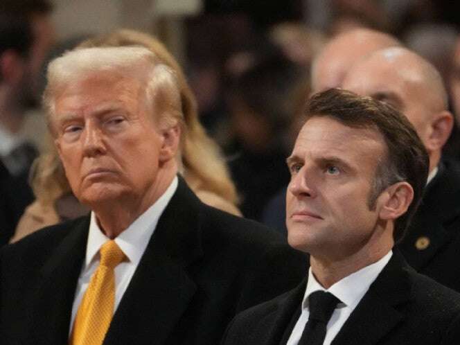 Macron se reune con Trump y Zelenski en la reapertura de Notre-Dame