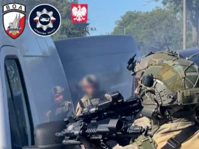 Narcos mexicanos ligados a laboratorio de metanfetaminas en Polonia | VIDEO