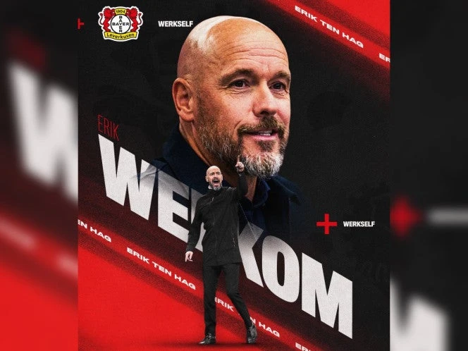 Erik ten Hag es nuevo técnico de Bayer Leverkusen