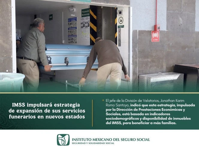 IMSS ampliará servicios funerarios a 21 entidades