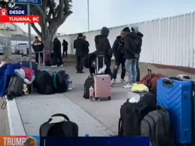 Migrantes se quedan varados en Ciudad Juárez y Tijuana tras ya no poder cruzar a EU 