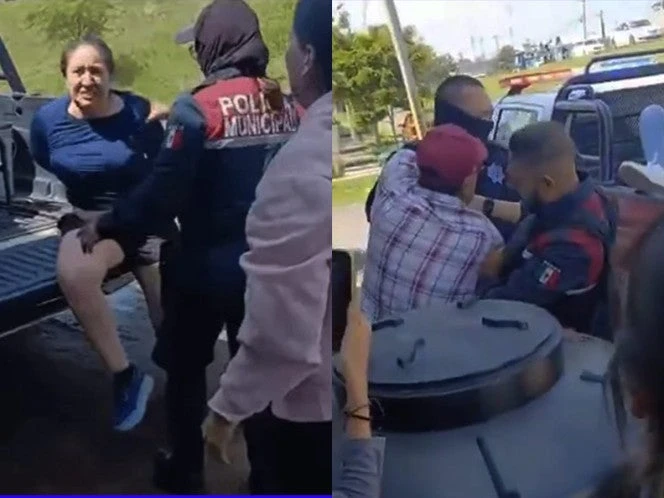 Detienen a regidora de Juanacatlán y familiares por golpear a policías en Jalisco | VIDEO