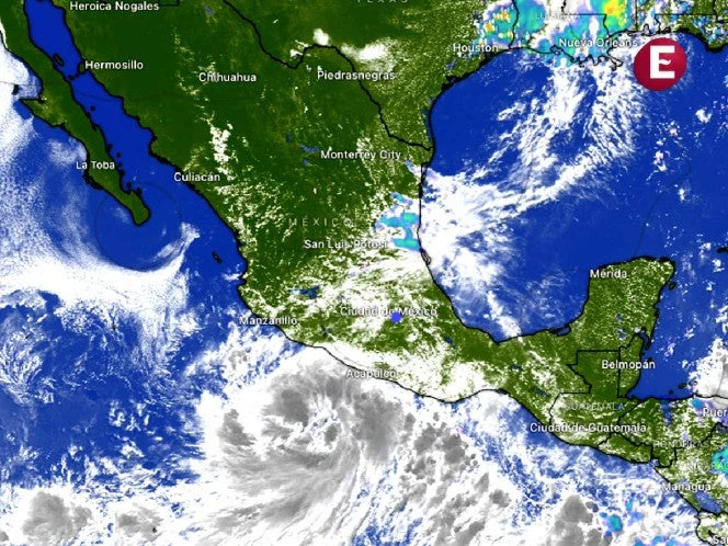 Se forma tormenta 'Dalila' frente a costas de Guerrero; sigue su trayectoria