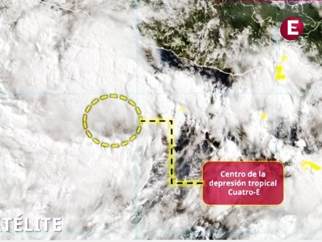 Depresión tropical Cuatro-E, trayectoria EN VIVO hoy 13 junio 2025