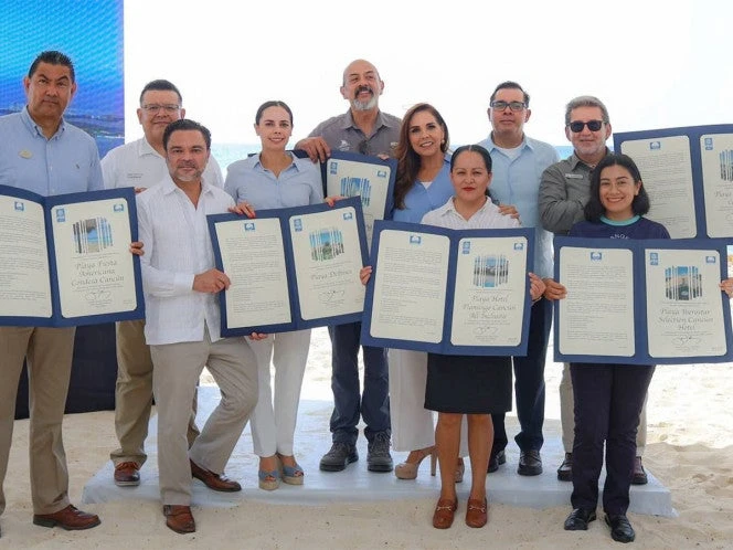 Cancún cuenta con 16 certificaciones por el manejo sustentable y limpieza de sus playas