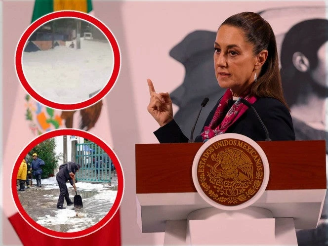 Sheinbaum externa apoyo a Naucalpan tras desbordamiento de presa