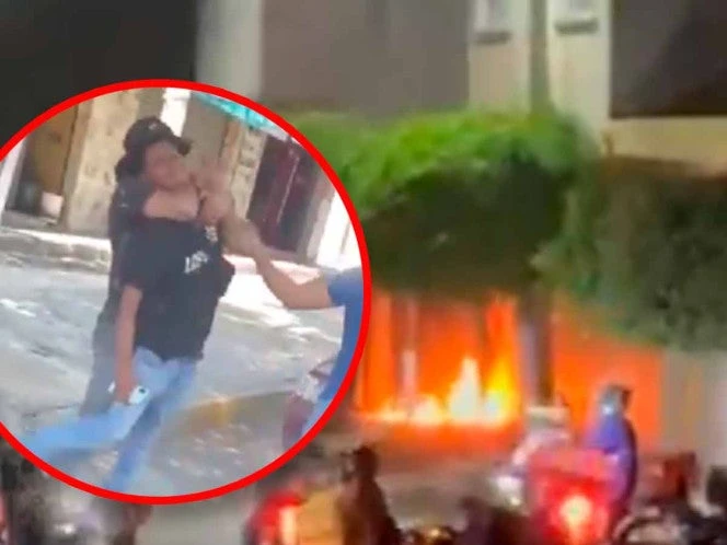 Vecinos incendian casa en Tehuacán tras golpiza a un vendedor de fruta | VIDEO