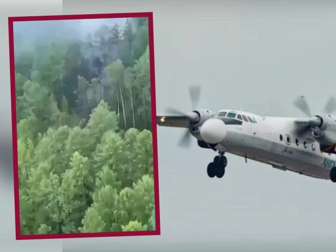 Avión se estrella en Siberia y muere toda su tripulación; hay 48 fallecidos