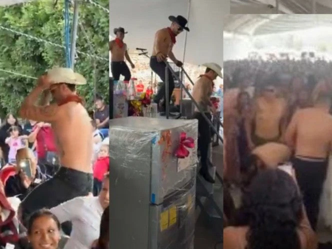'Lamentable': SNTE condena show de strippers en escuela de Hidalgo 