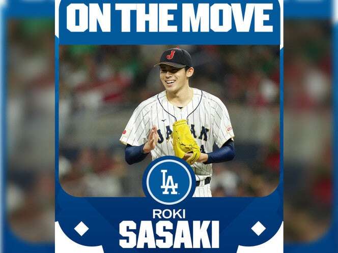 Roki Sasaki firma por seis años con Dodgers de Los Ángeles