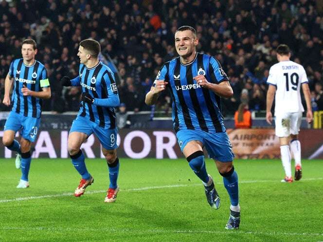 Brujas sorprende al Atalanta en Champions