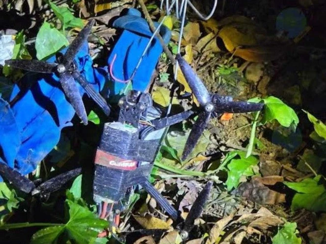 Cae dron con explosivo en Coxquihui, Veracruz