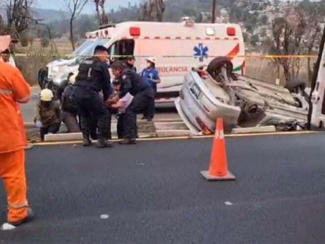 Fallecen 5 universitarios en autopista San Martín Texmelucan ¿exceso de velocidad?