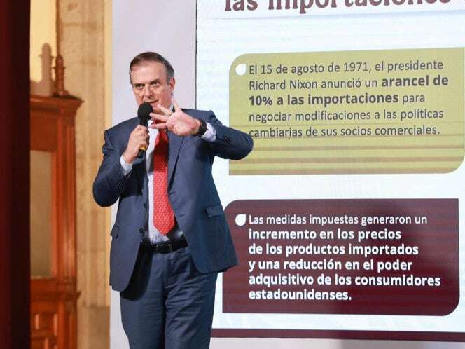 Imponer aranceles del 25% llevaría a la pérdida de 400 mil empleos en EU: Ebrard