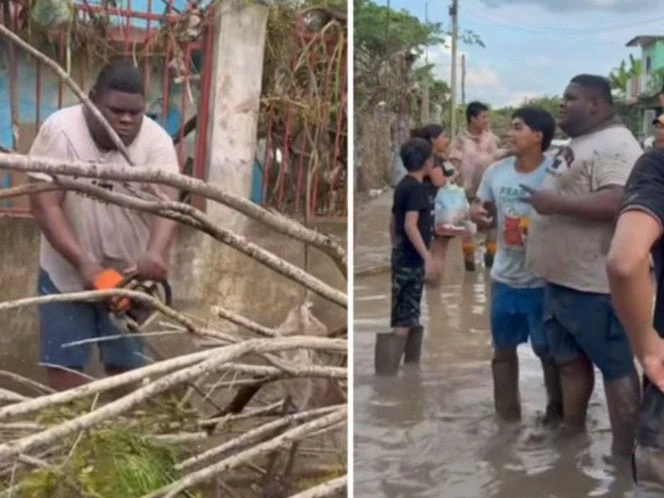 'El Panza' apoya a damnificados de Veracruz