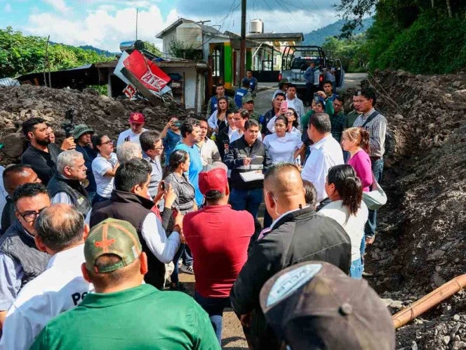 Gobierno activa fondo de emergencia por daños provocado por lluvias en Puebla