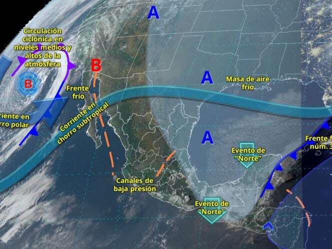 Clima en México hoy 11 de marzo de 2025: Llega un nuevo frente frío 