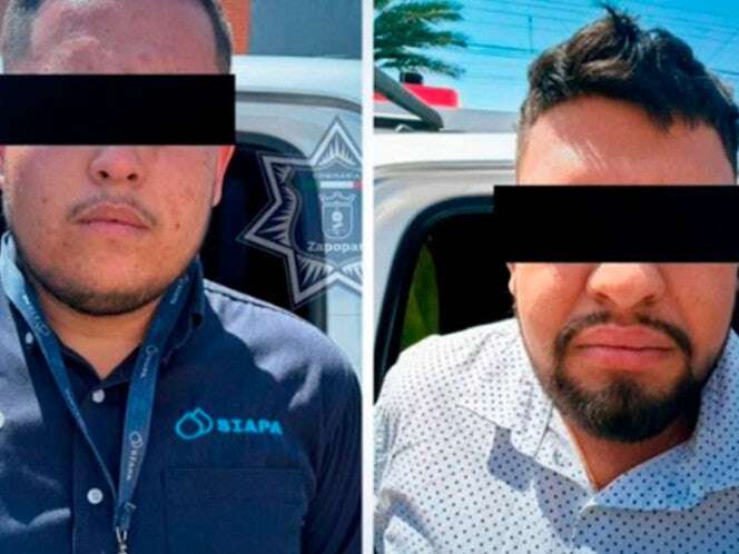 Detienen a dos hombres por hacerse pasar por empleados del Siapa en Zapopan