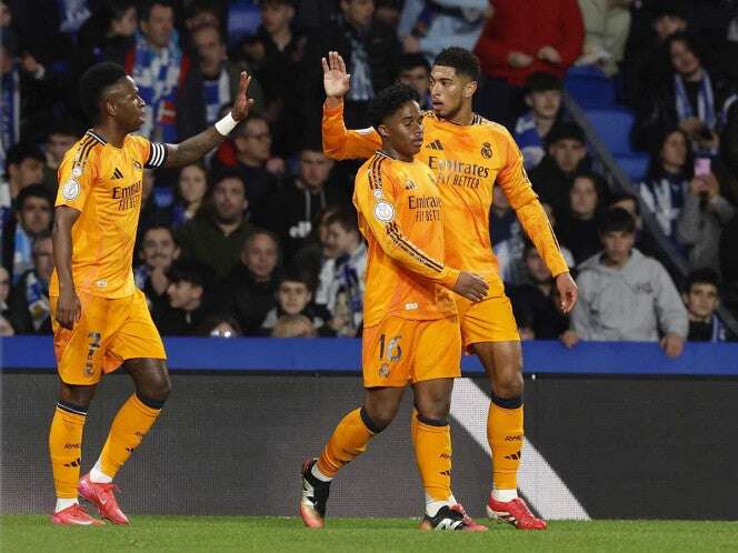 Real Madrid toma mínima ventaja sobre Real Sociedad en Copa