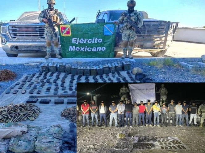 Ejército captura a 15 presuntos delincuentes en Tamaulipas