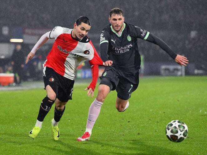 Santi Gimenez y AC Milan caen ante Feyenoord en Champions