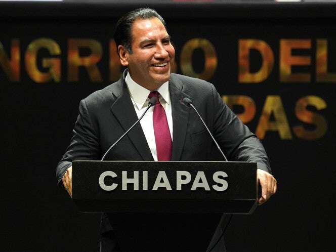 Eduardo Ramírez asume gubernatura de Chiapas con el compromiso de pacificar el estado