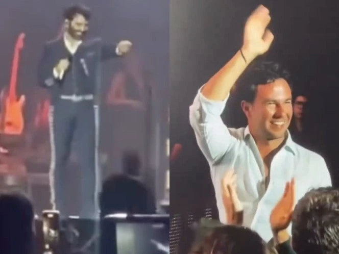 'Checo' Pérez es 'trolleado' por Alejandro Fernández en su concierto