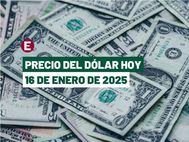 ¡Peso cae previo a investidura de Trump! Precio del dólar hoy 16 de enero de 2025