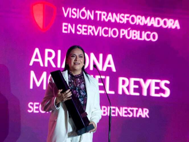 Ariadna Montiel externa beneplácito tras recibir Premio Lidera 2025