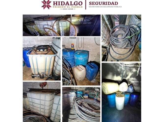 Aseguran más de 2 mil litros de huachicol durante megaoperativo en Hidalgo