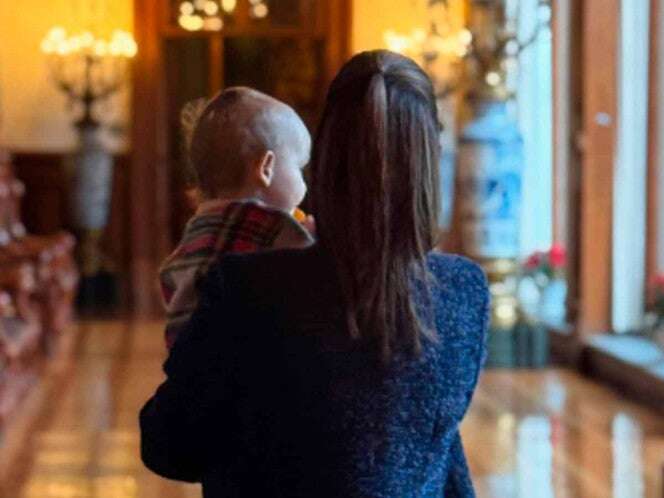 Sheinbaum disfruta la navidad acompañada de su nieto en Palacio Nacional