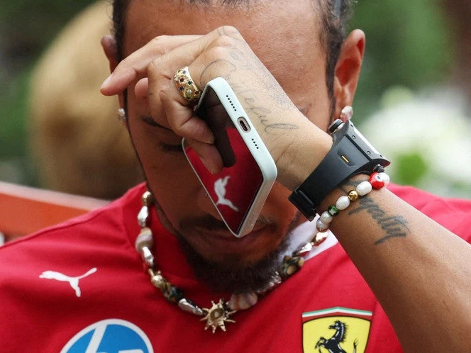 Hamilton ve exagerada una victoria con Ferrari