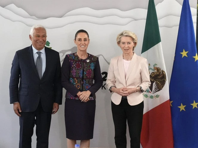 Sheinbaum dialoga sobre actualizar tratado entre México y la Unión Europea