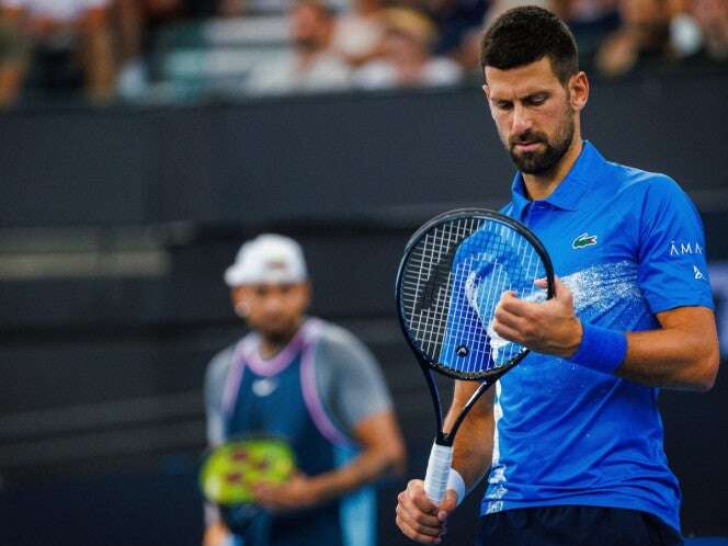 Novak Djokovic y Nick Kyrgios comienzan 2025 con eliminación