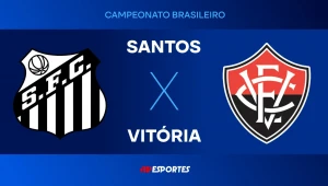 Santos x Vitória: assista ao vivo à transmissão da Jovem Pan