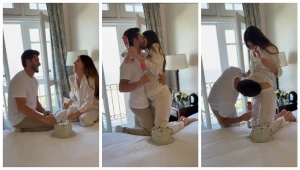 Camila Queiroz e Klebber Toledo revelam sexo do primeiro filho: ‘Sempre soubemos’