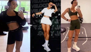 Sabrina Sato exibe coxas saradas em rotina de treinos pesados