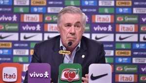 Ancelotti admite novas dúvidas na seleção após goleada e detalha plano para Neymar
