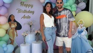Lionel Messi comemora aniversário da mulher com festa temática da Disney