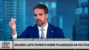 ‘Eu não me sinto representado nesta polarização que ai está’, declara Eduardo Leite