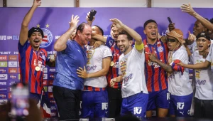 ‘Meu sonho é um título nacional com o Bahia’, diz Rogério Ceni após bi da Copa do Nordeste