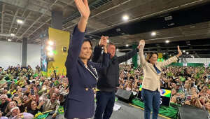 Michelle e Jair Bolsonaro reforçam campanha de Rosana Valle na reta final do segundo turno